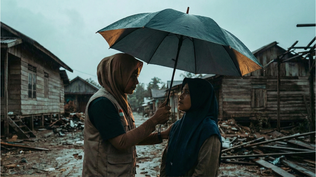 Menjadi "Payung Teduh"—Mendampingi Jiwa Pasca-Banjir Bandang